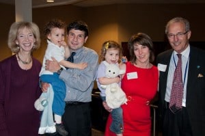 Betsy Karotkin, David and Jennifer Karotkin Adut with their children and Ed Karotkin