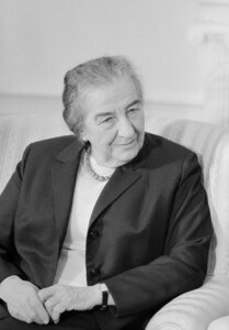 Golda Meir, March 1,1973 (photo by Marion S. Trikosko, Library of Congress )