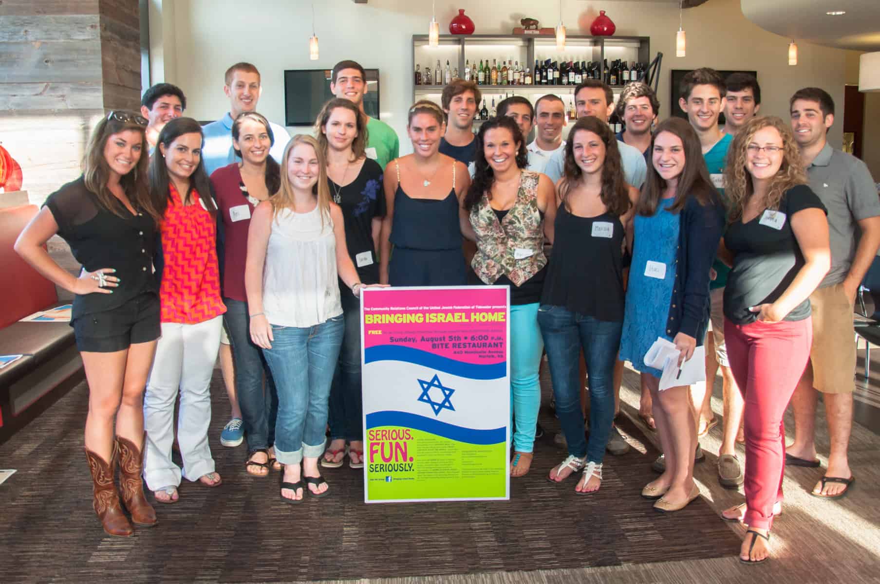 Bringing Israel Home 2012 attendees from universities across the U.S.A. caught up with old friends and made some new friends.