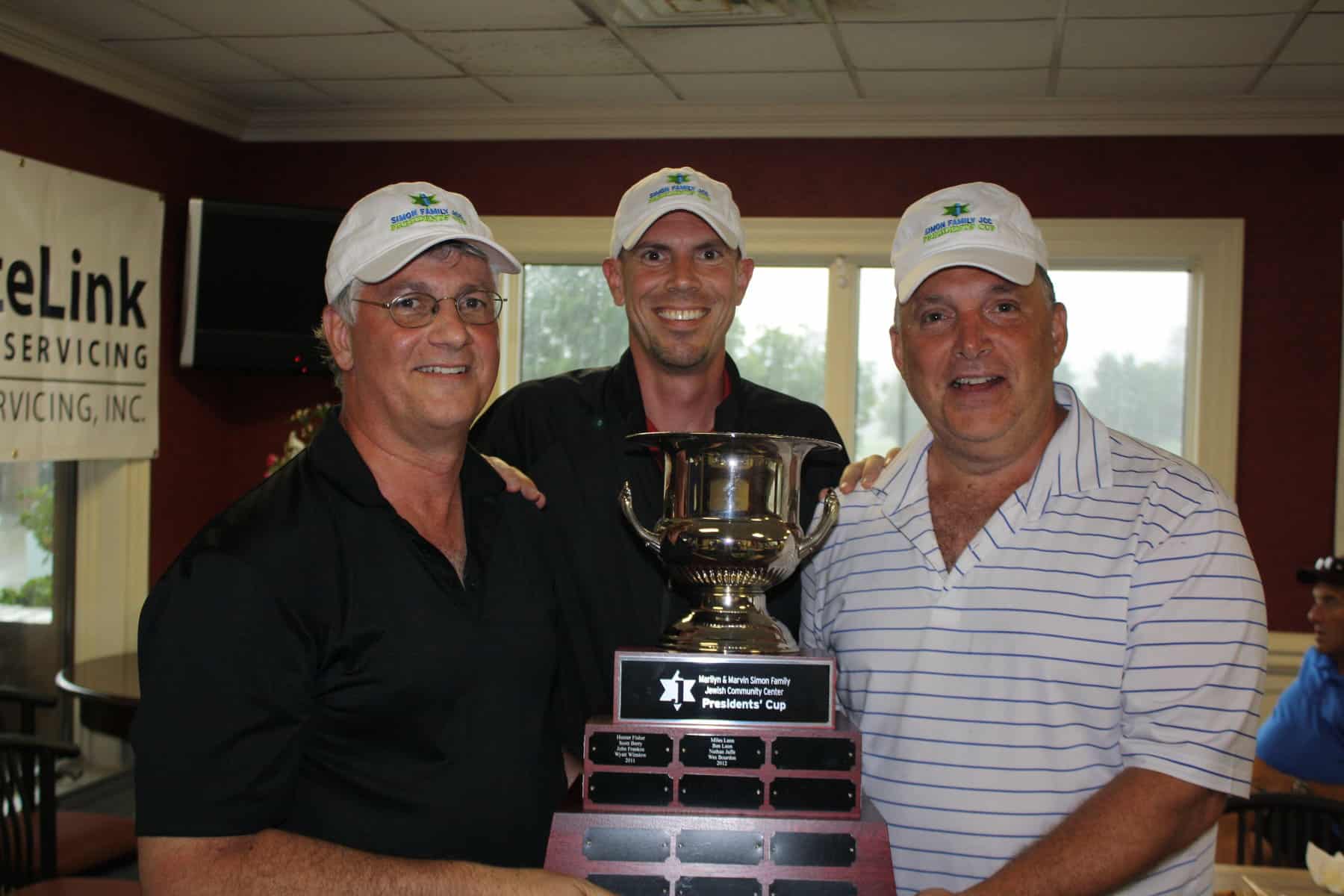Tournament winners Dave Mellott, Mike Petit and Lud Presto.