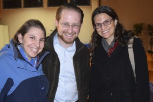 Alicia and Marc Kraus with Rabbi Sharon Brous.