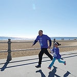 Boardwalk run for 2017 JFS Run, Roll or Stroll.