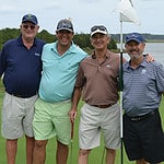 Bob Zuckerman, Jason Hoffman, Larry Siegel, and Gary Siegel— Winners of Fourth Flight.