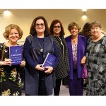 Sara Jo Rubin, Judy Rosenblatt, Ellen Wagner, Shelly Loeb, and Barbara Dudley, Women’s Cabinet vice chair.