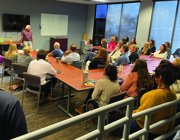 ‘Coffee and Chat with Art’ informs employees at LM Sandler and Sons