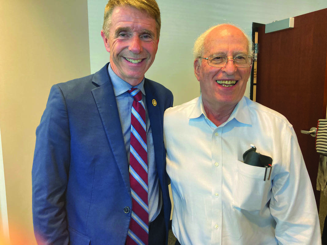 Congressman Rob Wittman with Alan Frieden.