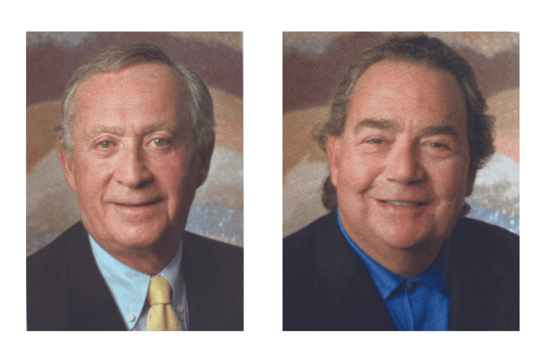 Bobby Copeland and Bob Josephberg, co-chairs of the Simcha Campaign, recall good times