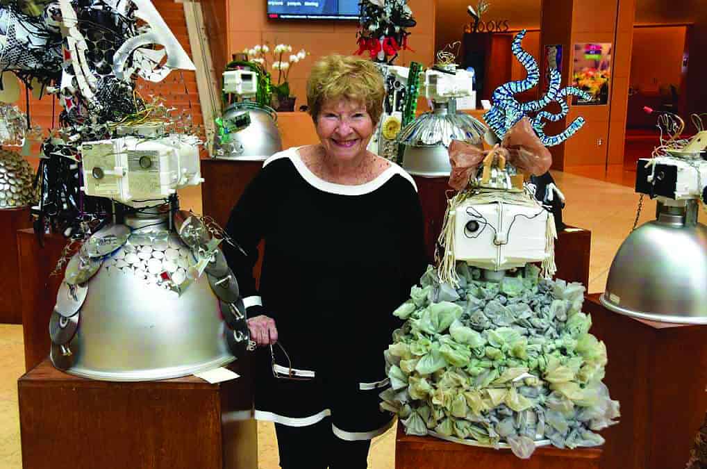 Lorraine Fink turned Campus discards into sculpture