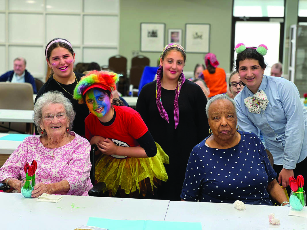 Shira Katz, Sari Weinreb, Hodaya Hezi, Yehudis Lipman, Aline Hartsell, and Alice Stevenson.