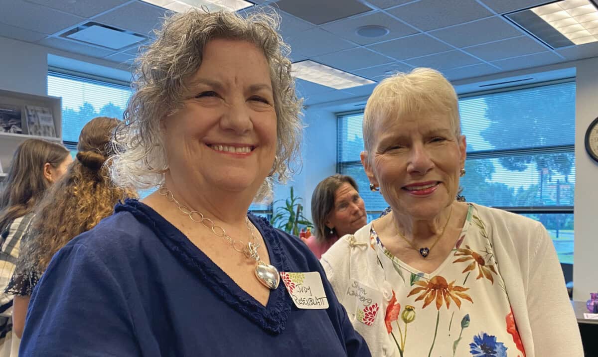 Judy Rosenblatt and Sharon Laderberg.