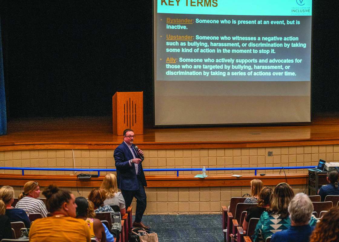 Jonathan Zur leads the Awareness to Action session.