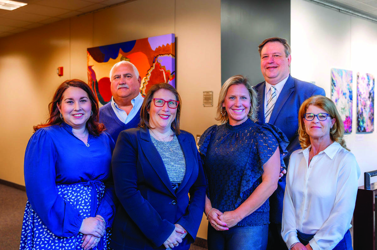 Tidewater Jewish Foundation's staff: Amy Weinstein, Randy Parrish, Naomi Limor Sedek, Kim King, Craig Bailey, Ann Swindell.