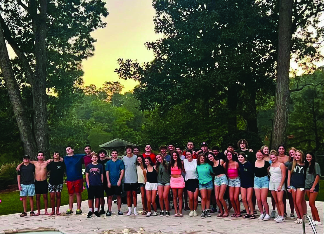 Teens at Tidewater’s BBYO kickoff event.