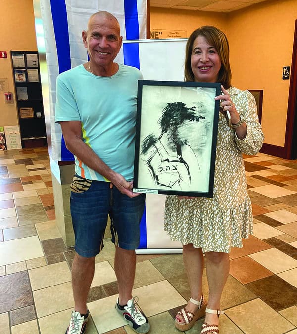 Israeli painting is donated to United Jewish Federation of Tidewater