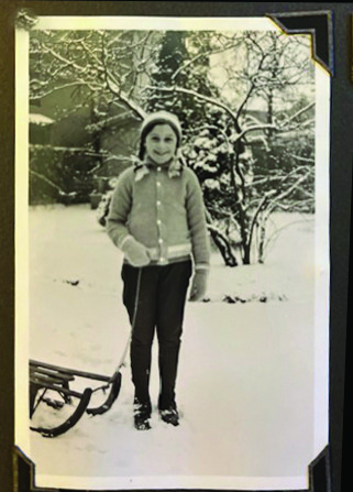 Marianne Bern as a young girl in Germany.