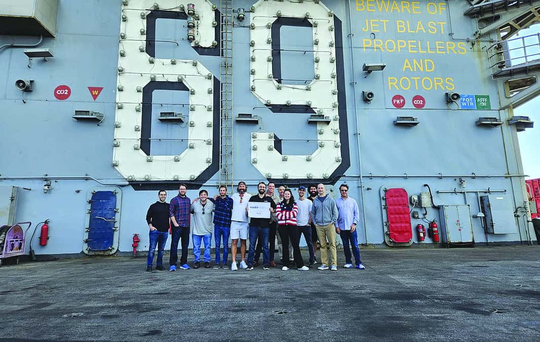 Nadiv members tour USS Eisenhower