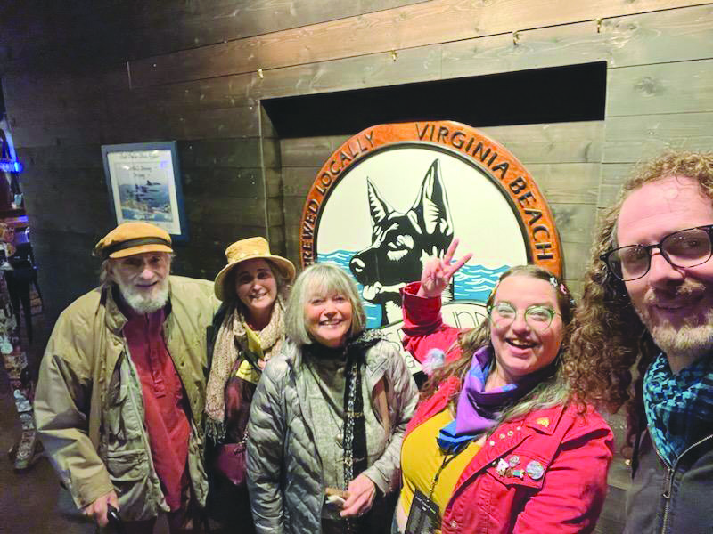 The family, Bob and Jeanne Zentz, Rosi Martin, Skye Zentz, and her husband, Gabriel Robinson, after the awards ceremony.