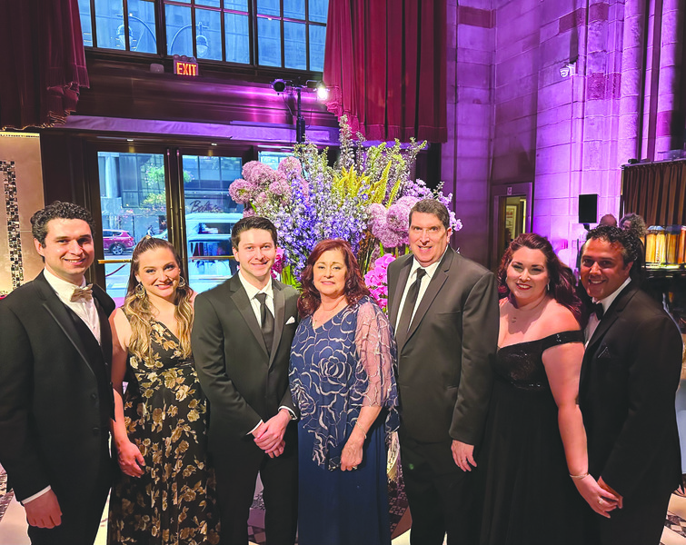 The Wagners with their family at a nephew’s wedding in November 2024: Greg, Deanna, Michael, Ellen, and Bill Wagner and Amy and Eliot Weinstein.