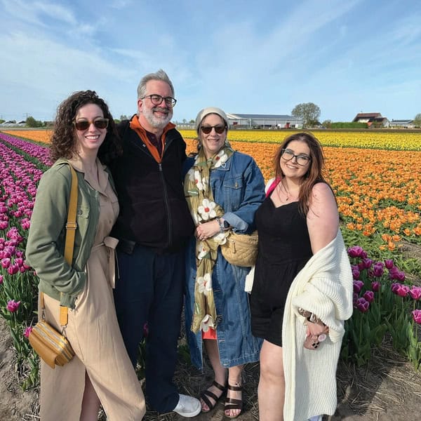 Rachel, Mike, Sharon, and Abby Goretsky.