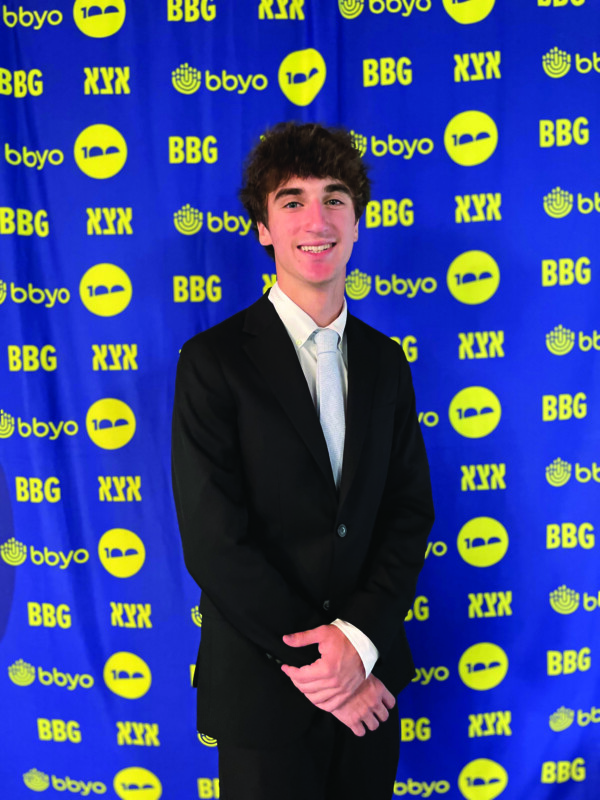 Hayden Caplan is Eastern Region’s Gizbor (treasurer) for 2025-2026.
