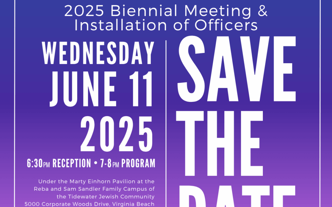 Let’s join together: United Jewish Federation of Tidewater’s Biennial Meeting