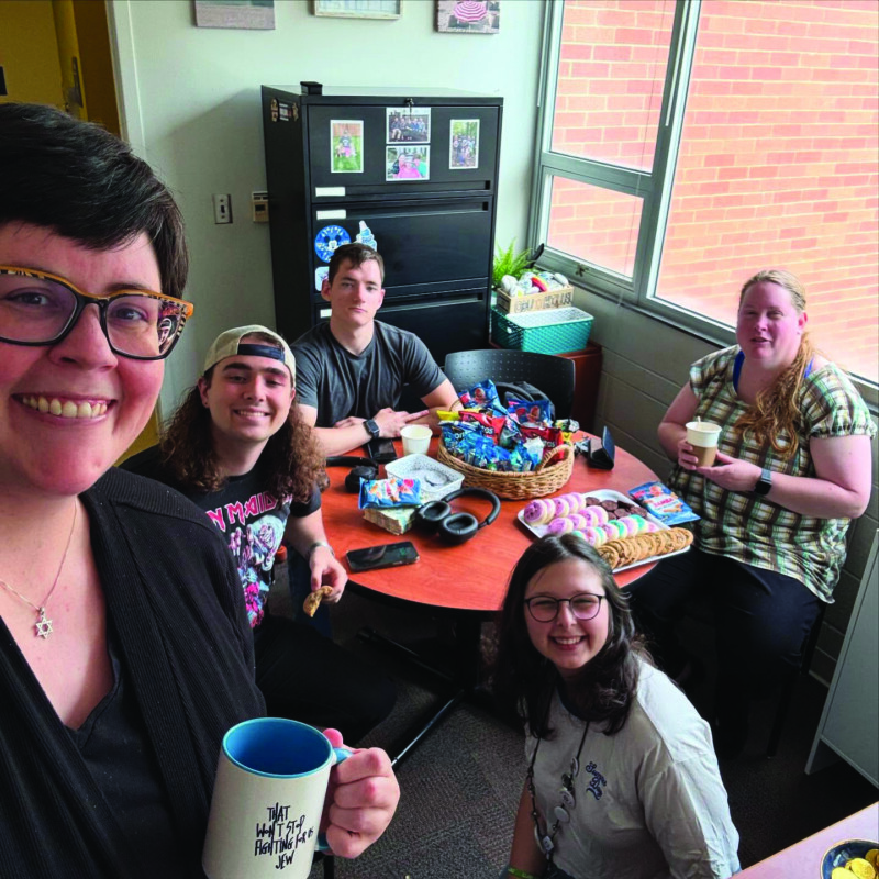 Amy Milligan, Noah Broklawski, Issac Rosenberg, Emily Patyuk, and Jennifer Hargrove-Glass.