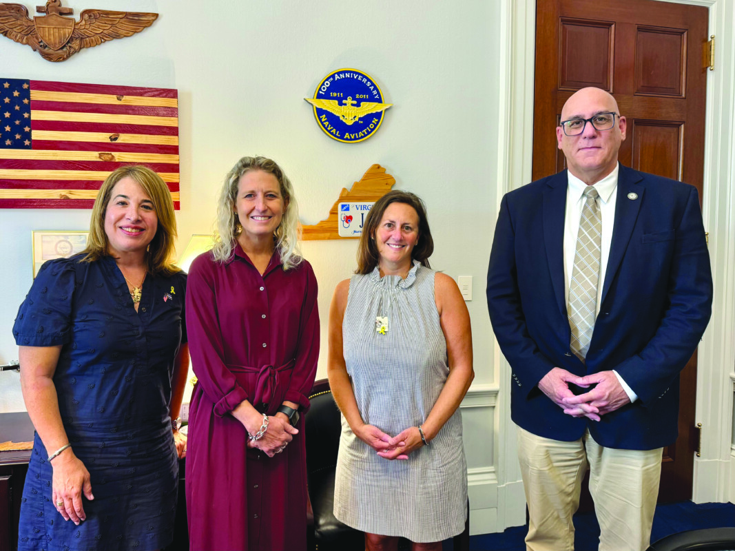 Betty Ann Levin, Rep. Jen Kiggans, Robin Mancoll, and Mike Goldsmith.