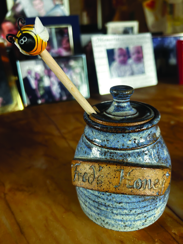 Betsy Karotkin’s honey pot.