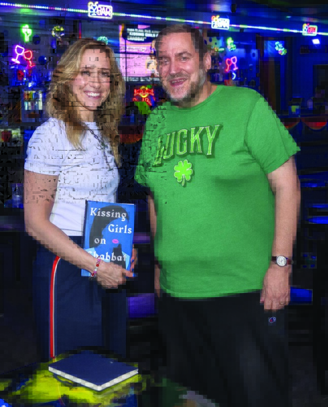 Dr. Sara Glass with Rabbi David Bockman.