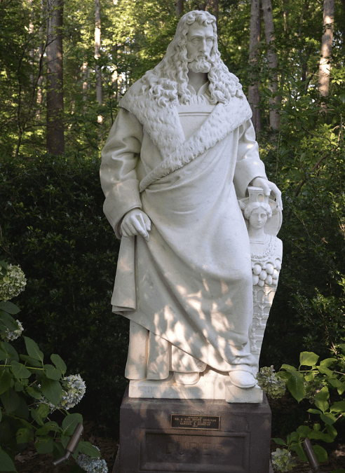 Moses Ezekiel’s Botanical Garden artist statues