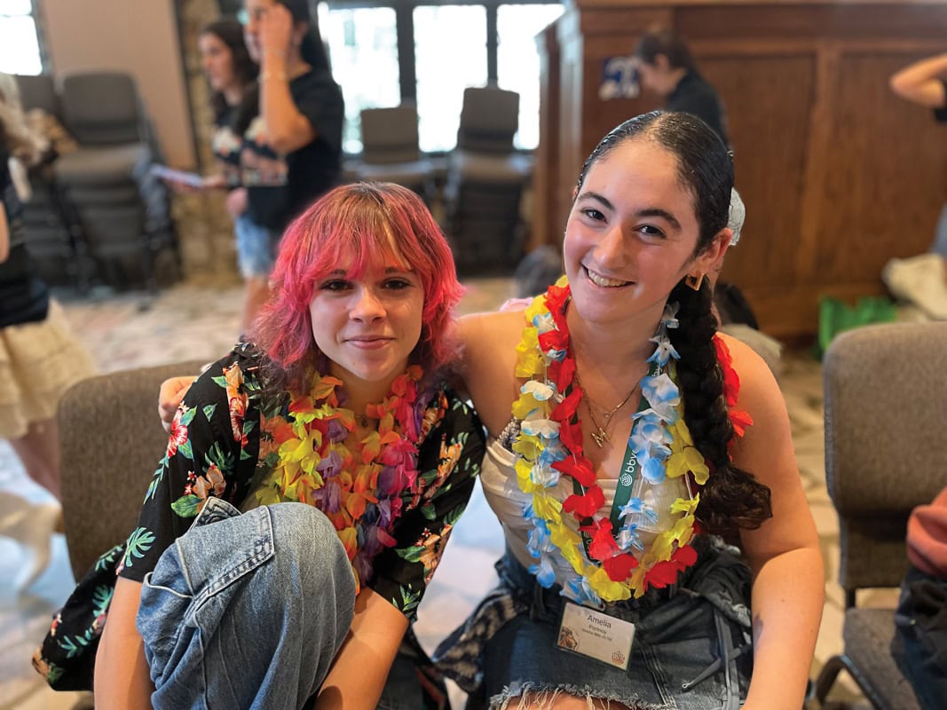 Hazel Ashe and Amelia Portnoy.