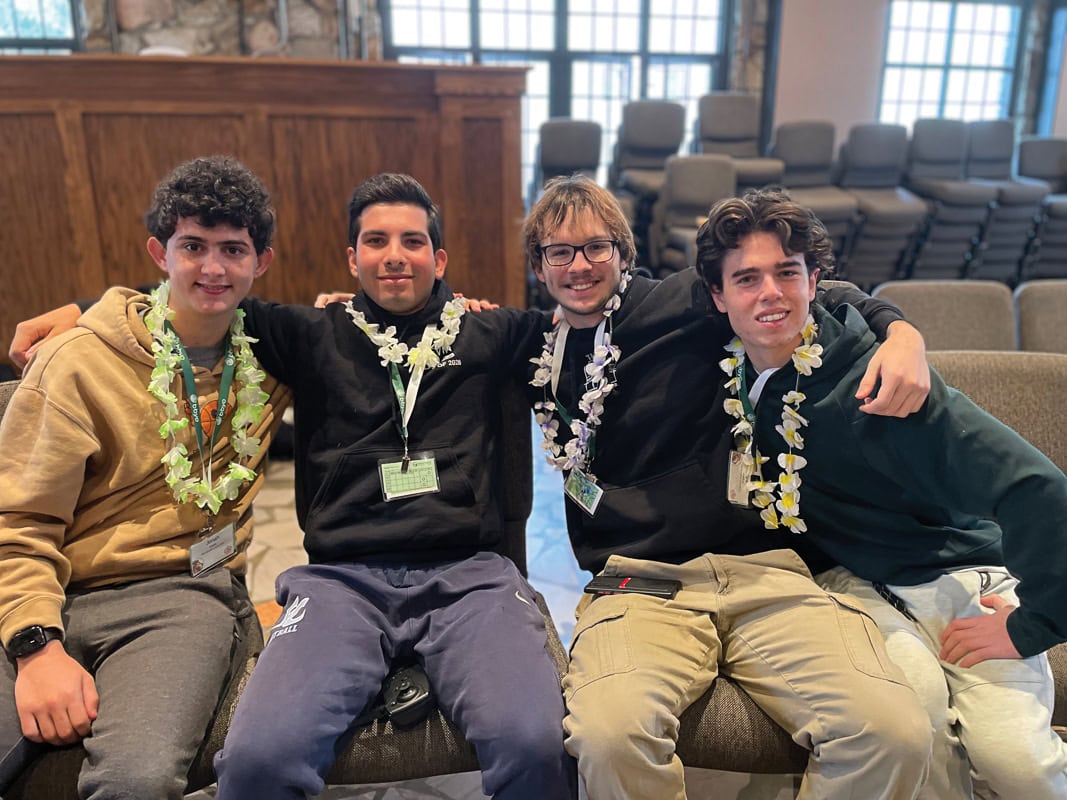 Jonah Kass, Sam Levin, Henry Ashe, and Ryan Kalfus.