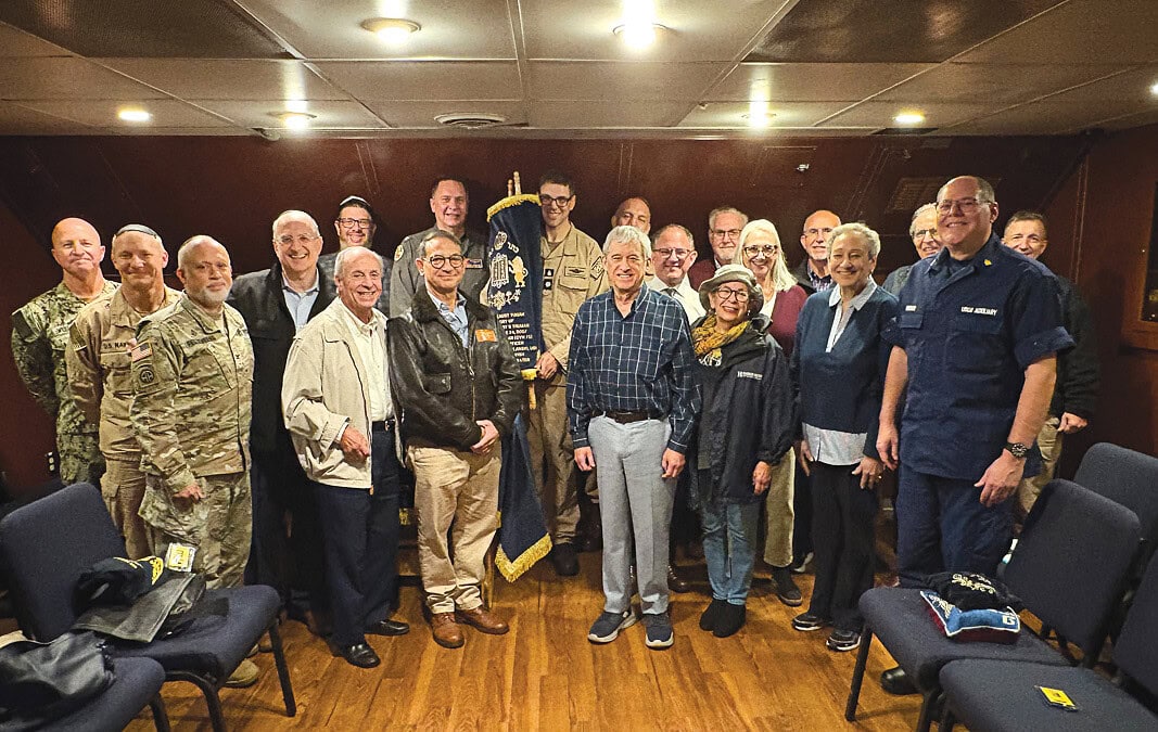 USS Harry S. Truman Torah moves to a temporary home at Beth El