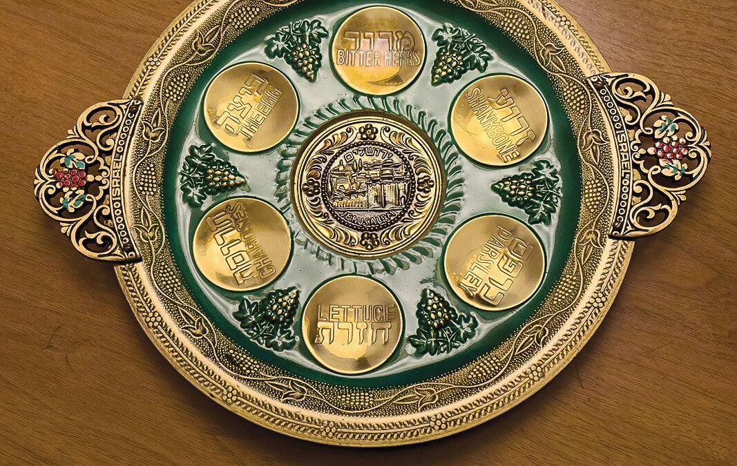 Seder plates, oranges, and memories