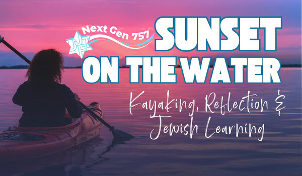 Sunset on the Water: Kayaking, reflection, and Jewish learning