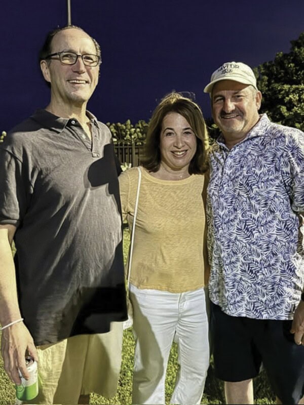 David Leon, Betty Ann and Scott Levin.