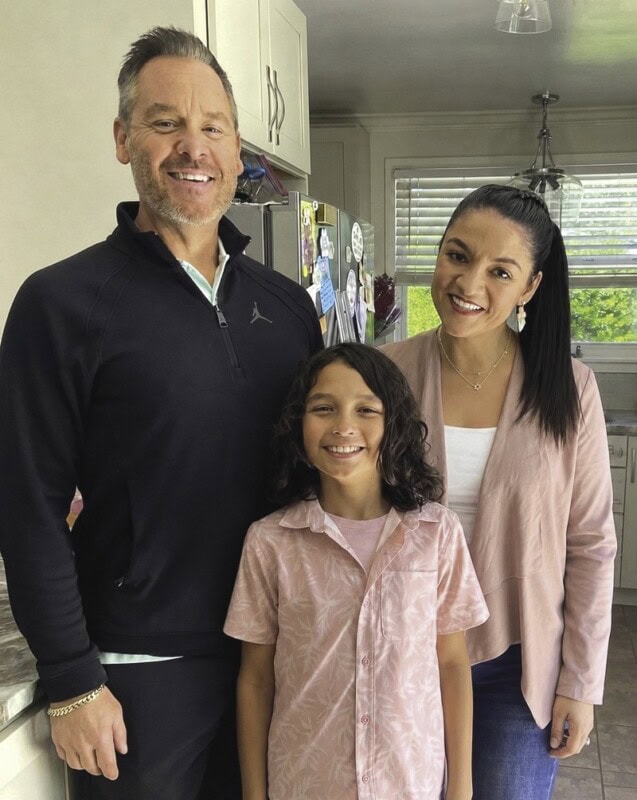 Nina Kruger and her family.