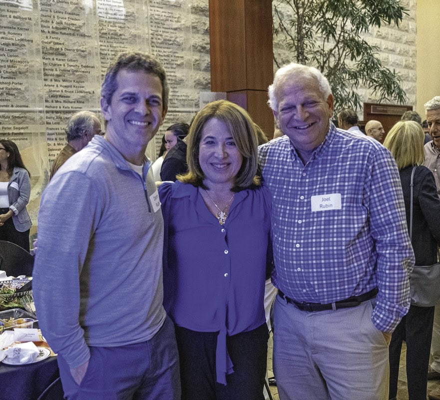 Danny Rubin (who spotlighted Young Adult programming and leadership development), Betty Ann Levin, and Joel Rubin.
