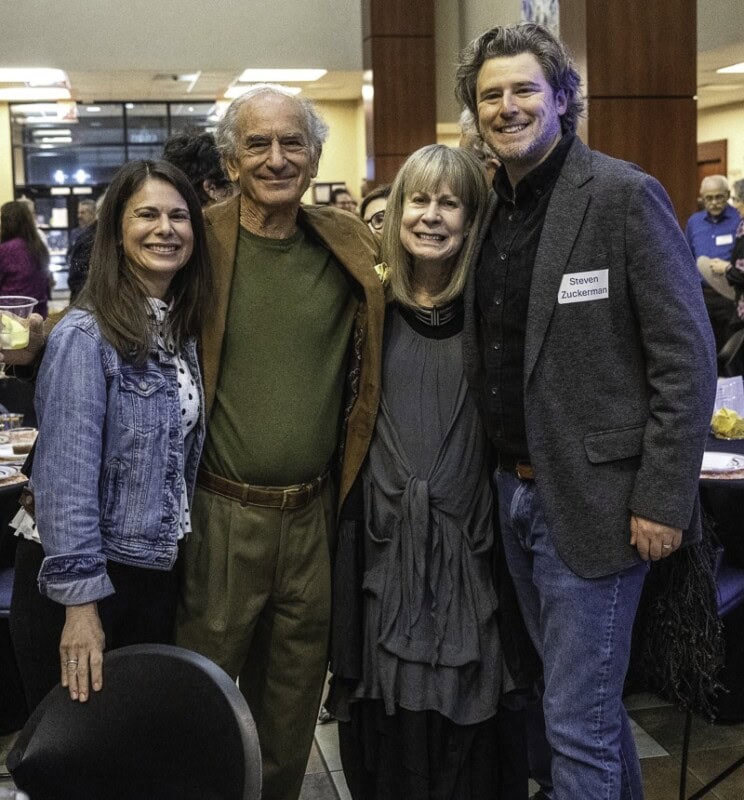 Megan Zuckerman, Larry and Leslie Siegel, and Steve Zuckerman.