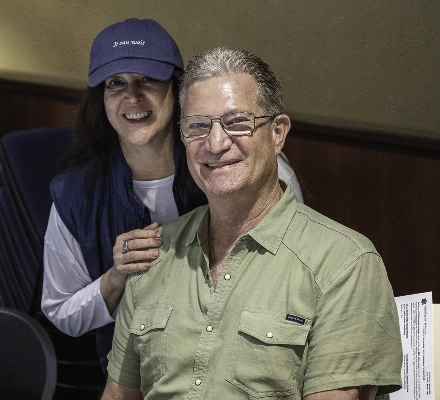 Kenny Weinstein and Barb Gelb.