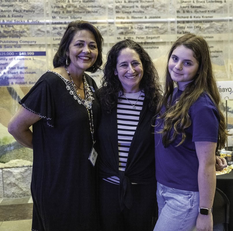 Kelly Burroughs, Erin Portnoy, and Dalia Portnoy.