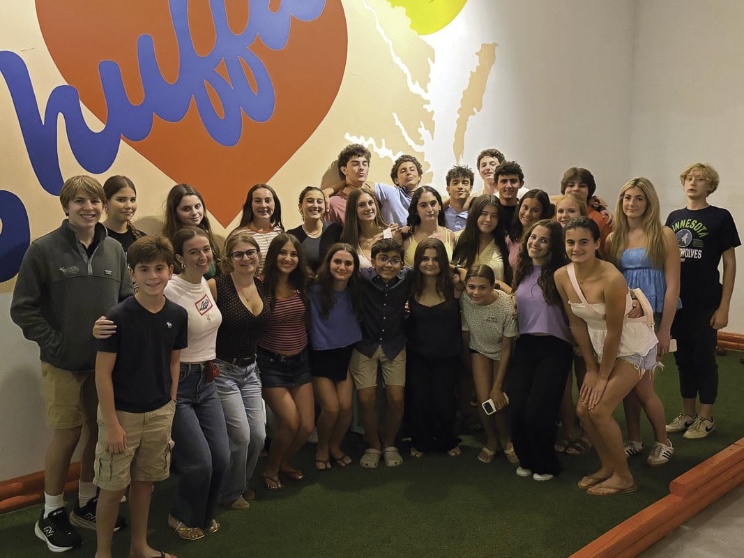 Teens at BBYO Tidewater Kickoff.