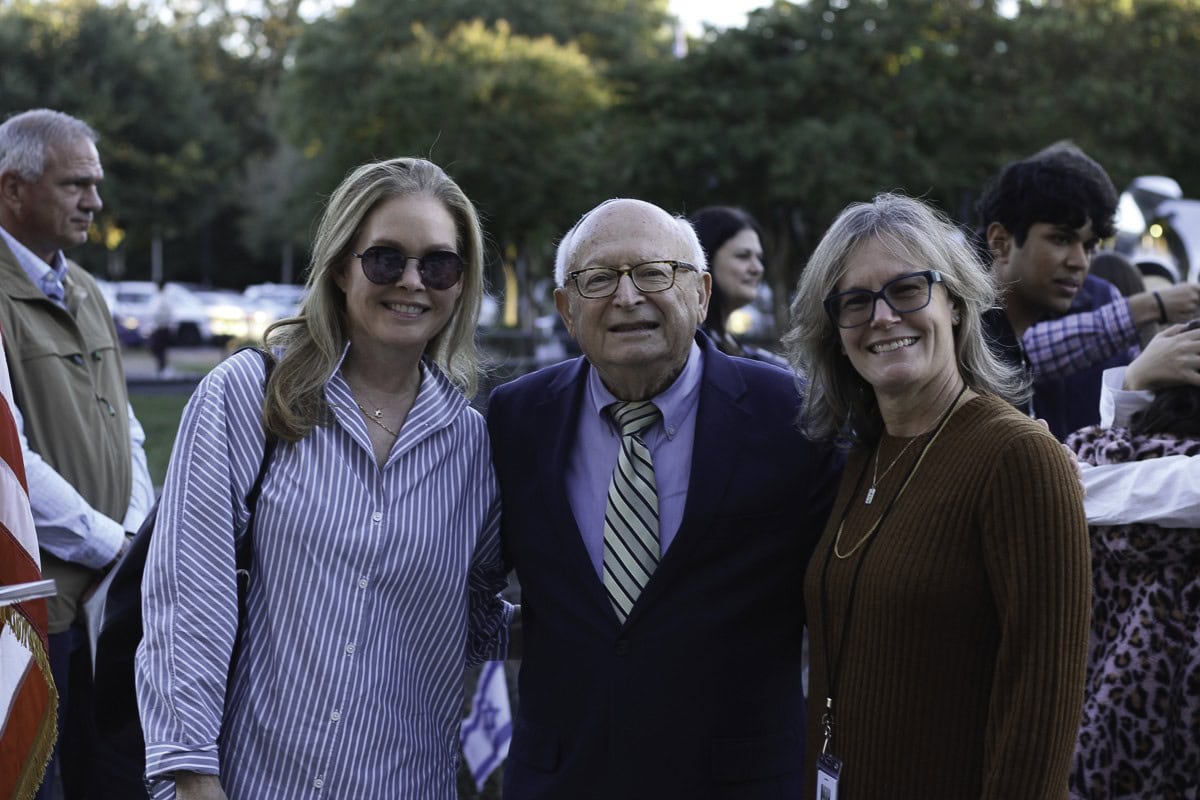 Robin Copeland, Rabbi Israel Zoberman, and Lauren Sucher.