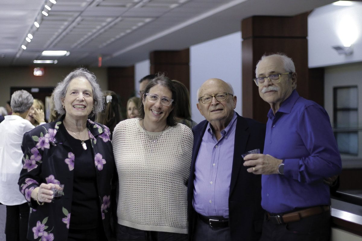 Alene Kaufman, Naomi Limor Sedek, Rabbi Israel Zoberman, and Ron Kaufman.